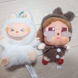 인형뽑기 라부부 크라잉베이비 키링