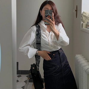 [코스모폴리탄 예지스] 데님 스커트 denim de denim