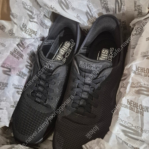 (정품)스케쳐스 슬립인스 남성용 고 워크 스니커즈 블랙