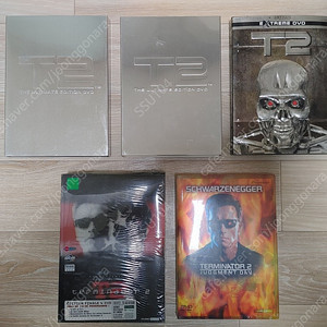 절판된 각 나라별 출시 터미네이터 2 DVD 콜렉션 5개