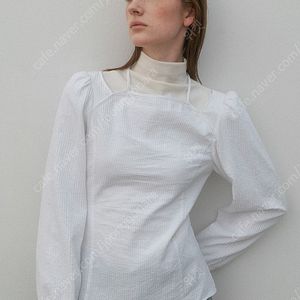 여성용 아틀리에나인 레일리 컷아웃 리본 블라우스 raley blouse