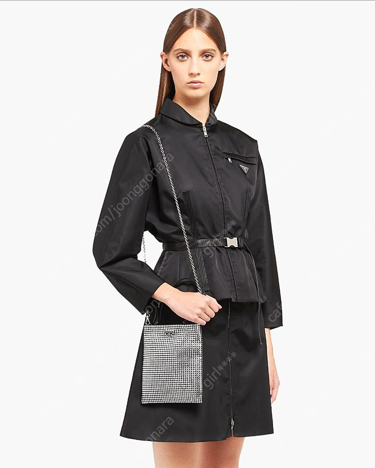 프라다 테수토 호보 크리스탈 토트백 판매--7