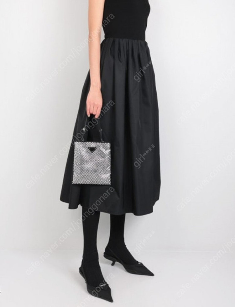 프라다 테수토 호보 크리스탈 토트백 판매--9