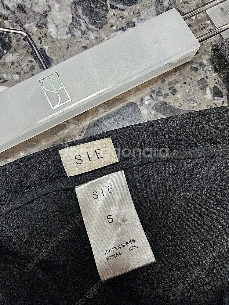 sie 시에 베러클라쎄 팬츠 S 블랙--3