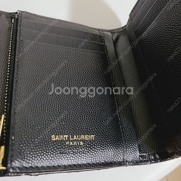 생로랑 YSL 모노그램 믹스 마틀라세 엔벨로프 반지갑 ...--8