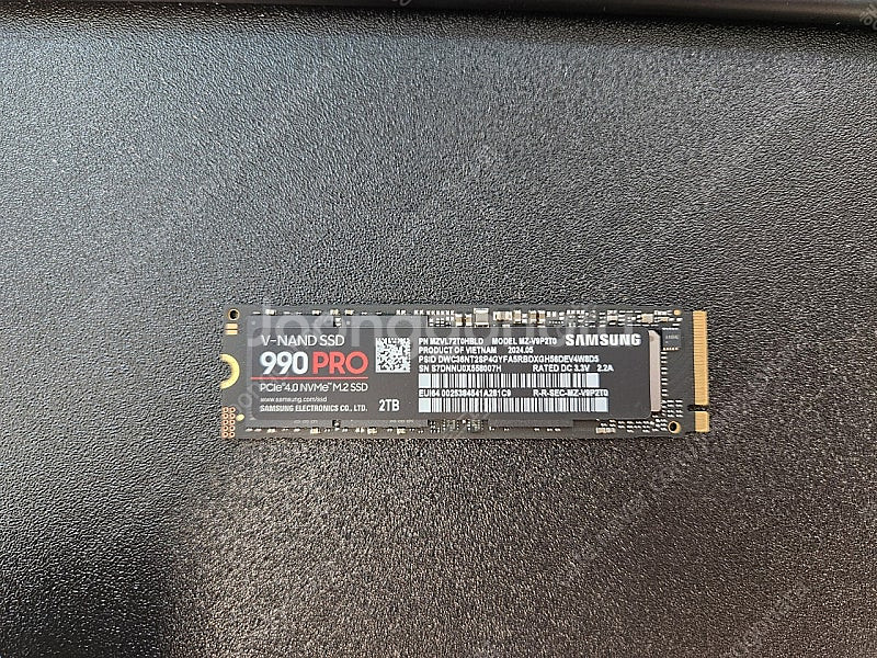 삼성 990PRO 2테라 SSD 판매 합니다.--0