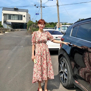 임블리 칵테일 플라워 원피스 :)