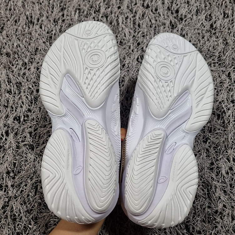 아식스 FF3 노박 올코트 테니스화 화이트 250 새상품--5