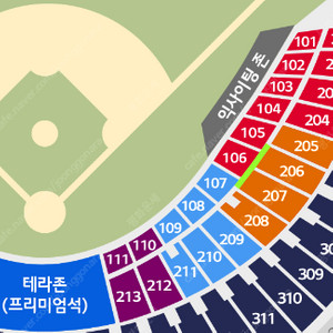 8월29일(금) 잠실 엘지 키움 1루 레드석 104구역 2연석 4연석