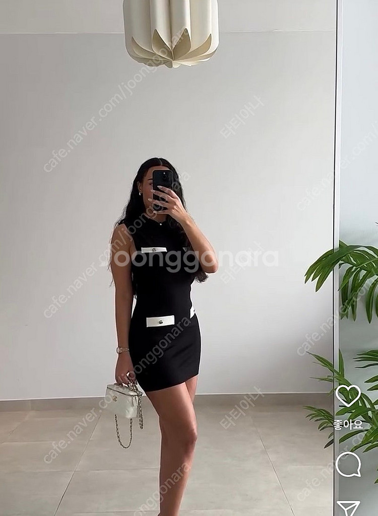 zara 자라 스트레치 미니 원피스 59900-2990...--4
