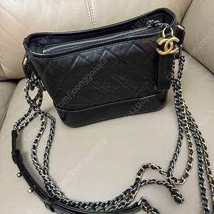 샤넬 가브리엘 호보 블랙