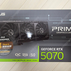 ASUS PRIME 아수스 프라임 RTX 5070 OC D7 12GB
