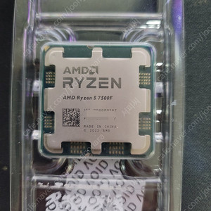 라이젠 7500f 팝니다.(택포 13.3만원)