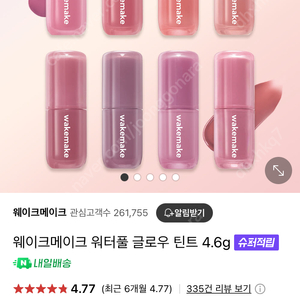 웨이크 메이크 워터풀 글로우 틴트 새제품 판매