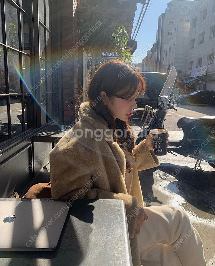 위드아웃썸머 마일드 퍼 코트--0