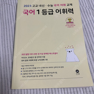 국어 1등급 어휘력