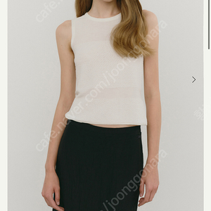 시에 아이비 텍스쳐드 슬리브리스 새상품