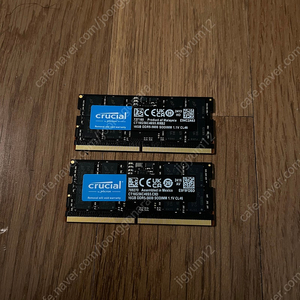 마이크론 노트북 램 5600 16gb x2
