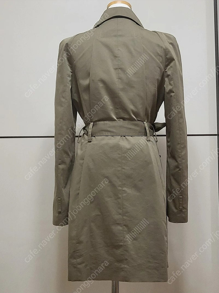 한섬 sjsj 버버리코트 트렌치코트 카키--1