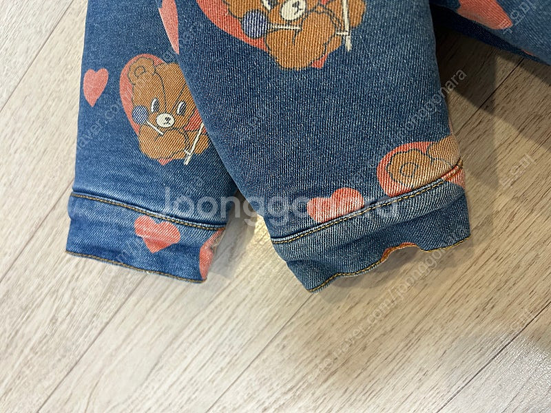 베베드피노 하트바바 청자켓청바지110 모자F--3