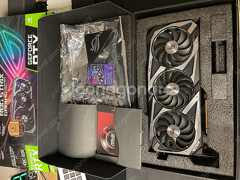 ASUS 3080ti OC12 STRIX 풀박스 팝니다--0