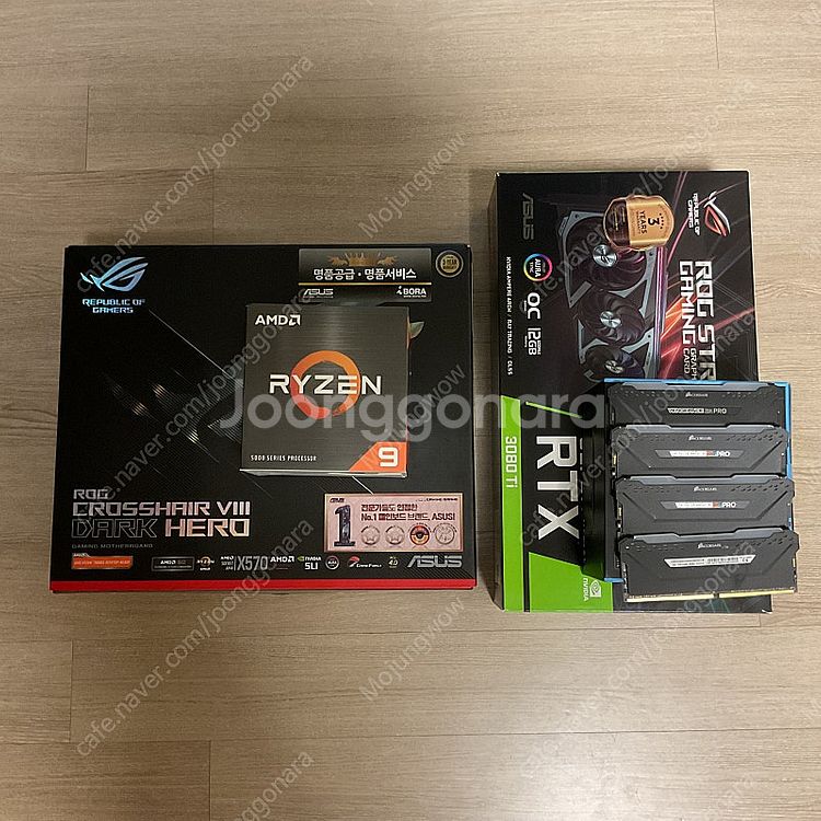 ASUS 3080ti OC12 STRIX 풀박스 팝니다--4