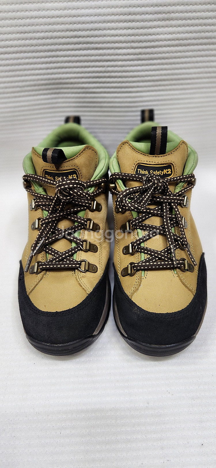 K2 K2-17 누버가죽 고어텍스 안전화 240사이즈--0