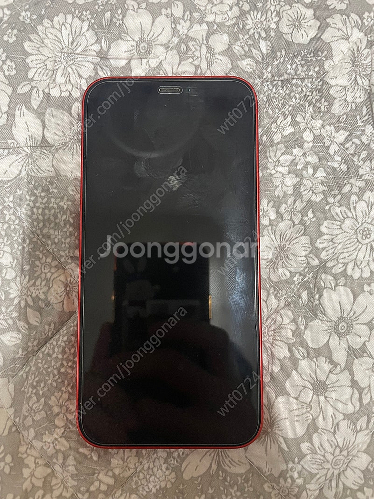 아이폰12 미니 레드 128기가 카메라 무음 홍콩판--0