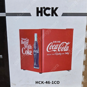 HCK 코카콜라 미니 냉장고 미개봉 새상품 판매합니다.