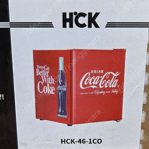 HCK 코카콜라 미니 냉장고 미개봉 새상품 판매합니다.