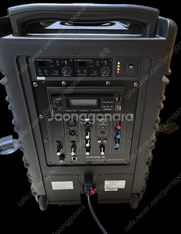 bk-1260 카날스 이동식 앰프(블루투스지원 무선마이...--3