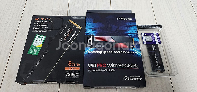 국내 정발 WD SN850X 8TB, 삼성 990PRO...--0