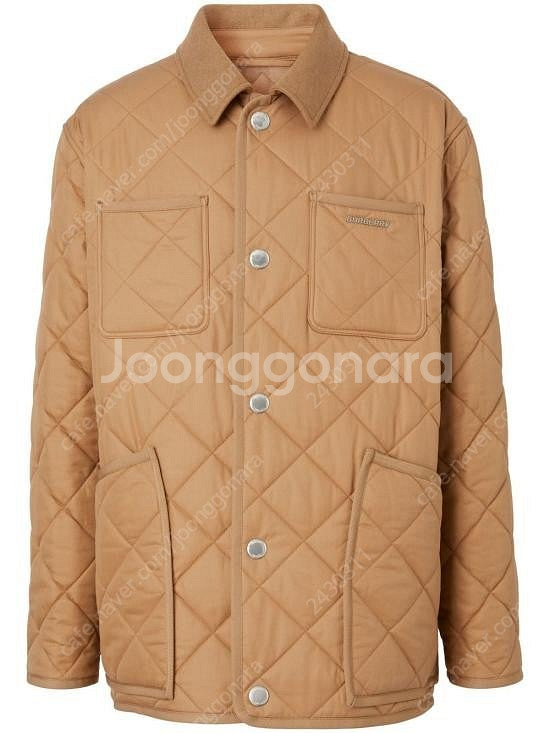 BURBERRY 버버리 다이아몬드 퀼팅 로고 남성 자켓...--3