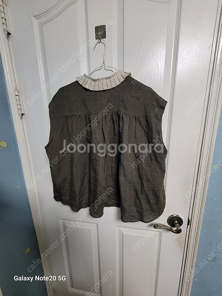 제평주호 린넨 블라우스--2