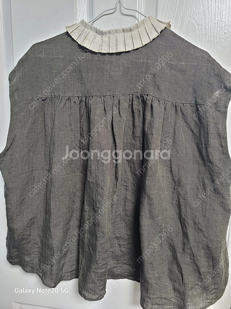 제평주호 린넨 블라우스--3