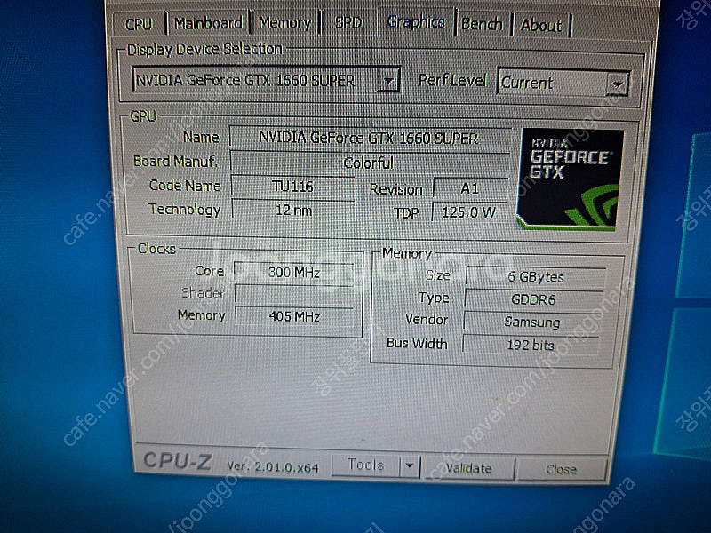 중고 그래픽 카드 컬러플gtx1660 super 6g-...--1