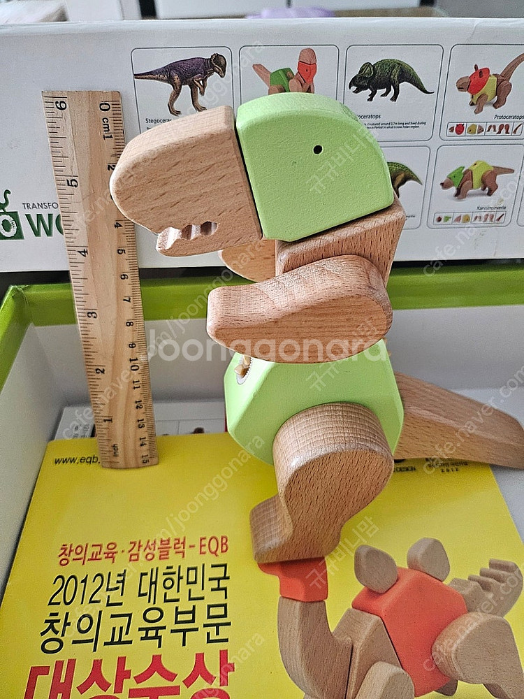 EQB다이노원목블럭교구--1