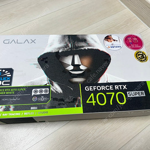 갤럭시 RTX 4070 SUPER EX GAMER WHITE OC D6X 12GB 화이트 그래픽카드