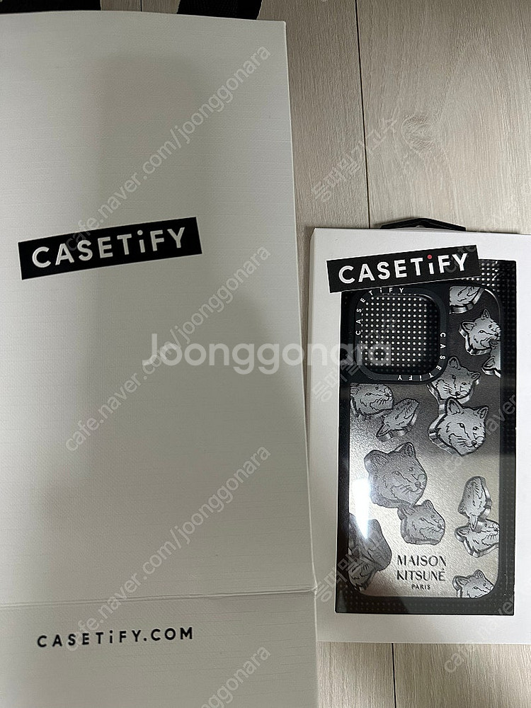 케이스티파이 아이폰14프로 메종키츠네 맥세이프케이스--0
