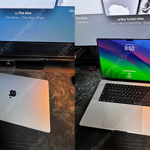 맥북프로맥스(MacBook Pro Max) M1 16인치 RAM 32G, 1TB 실버 팝니다.