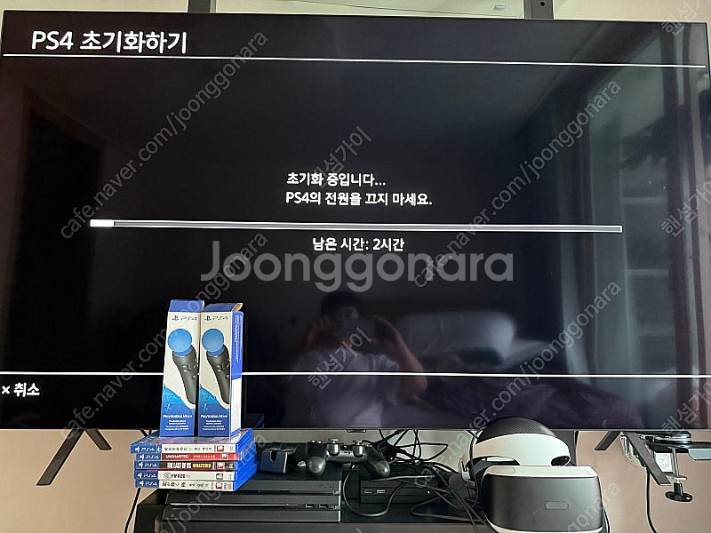PS4 pro 1Tb 와 VR 게임CD 일괄 판매합니--0