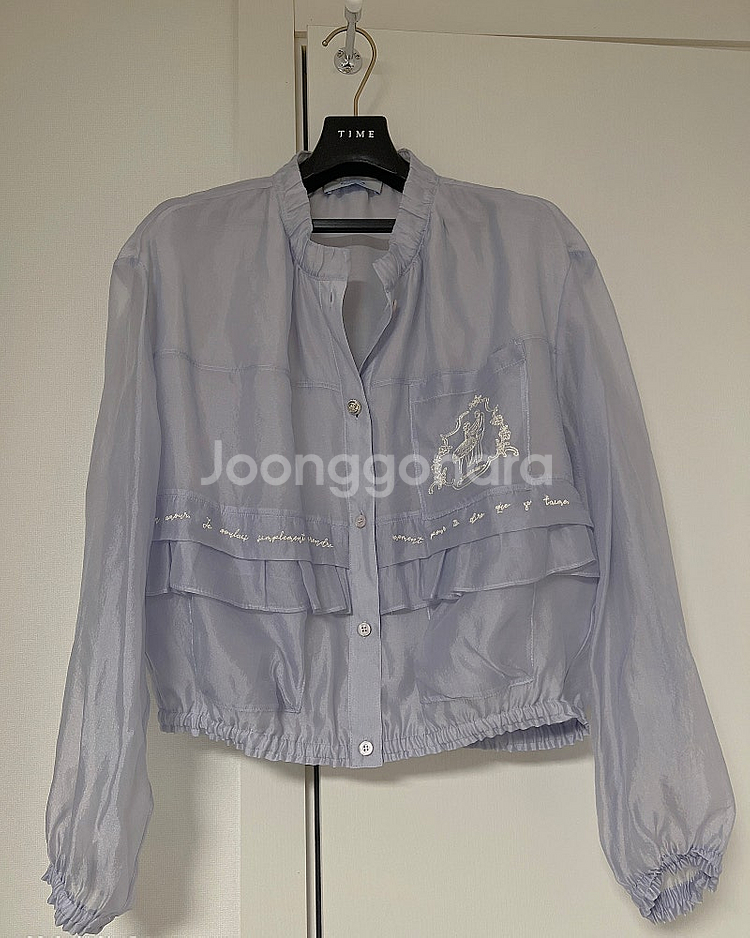 정품 한섬 오즈세컨 린넨 시스루 블라우스 점퍼 작년제품...--8