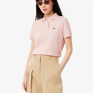 라코스테 피케 pk티셔츠 반팔 여성 핑크