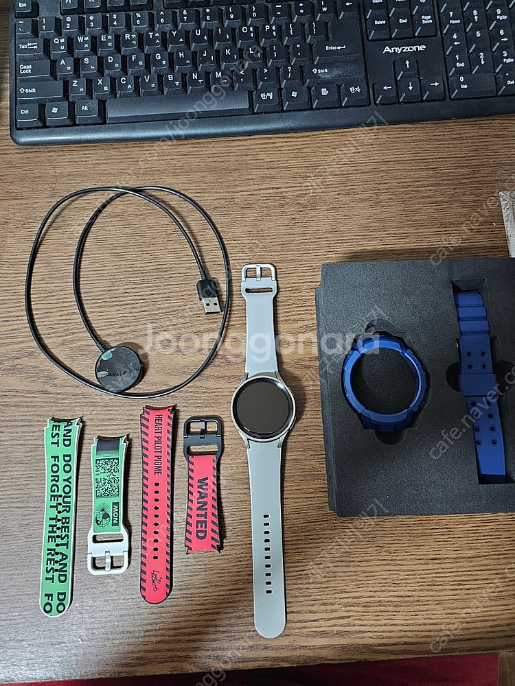 삼성 갤럭시 워치5 프로 티타늄 그레이 블루투스--6