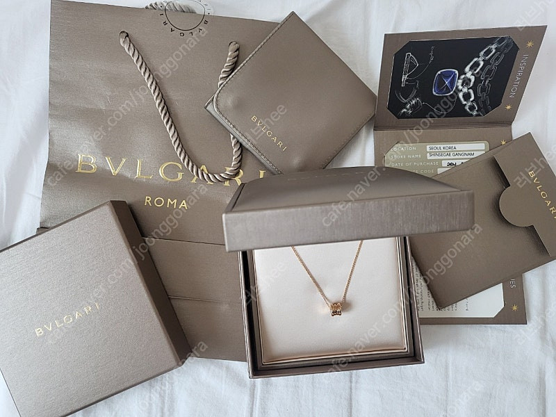 새상품 불가리 비제로원 미니 네크리스( 로즈골드) 이미지