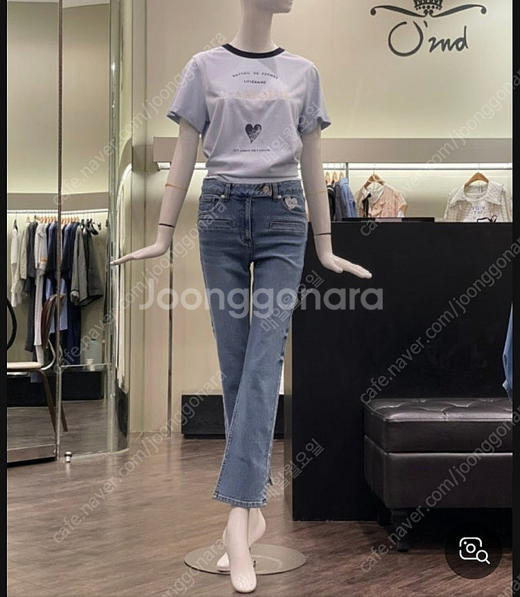 할인)오즈세컨 데님팬츠)) 럭키슈에뜨 한섬 시스템 마인...--0