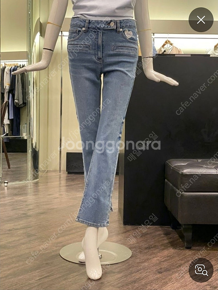할인)오즈세컨 데님팬츠)) 럭키슈에뜨 한섬 시스템 마인...--6