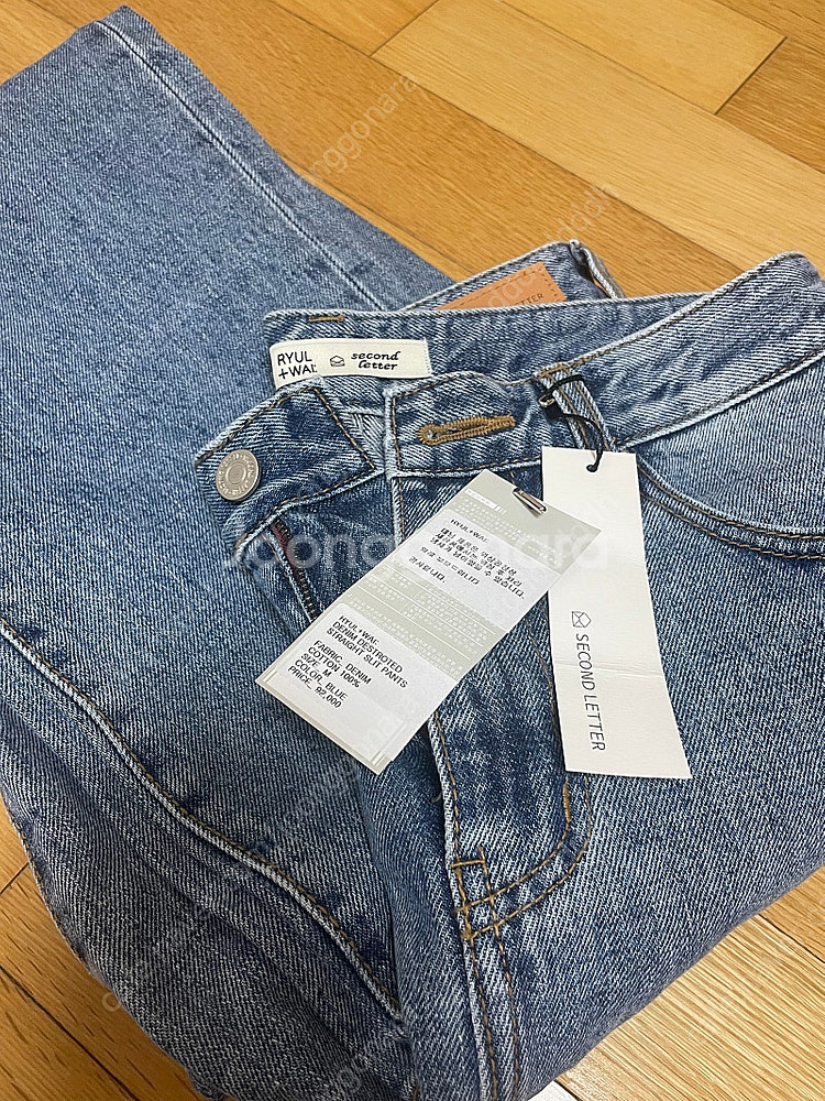 률앤와이 DENIM DESTROTED STRAIGHT ...--1