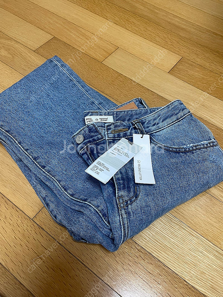 률앤와이 DENIM DESTROTED STRAIGHT ...--2