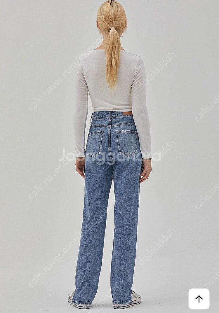 률앤와이 DENIM DESTROTED STRAIGHT ...--7